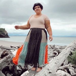 Anthropologie maxi skirt
